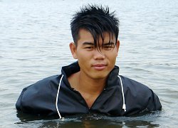 Swimming in an Anorak